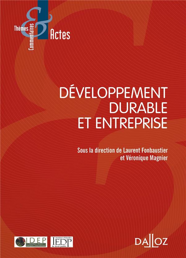 le développement durable et l entreprise
